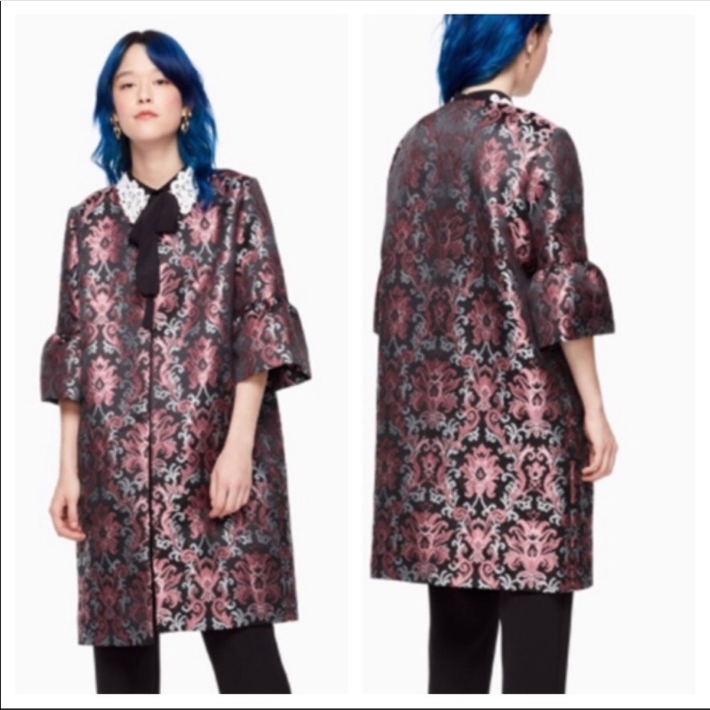 Beautiful tapestry jacquard coat